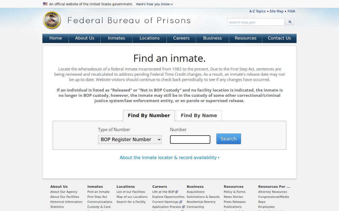 Callahan County federal arrest custody BOP search
