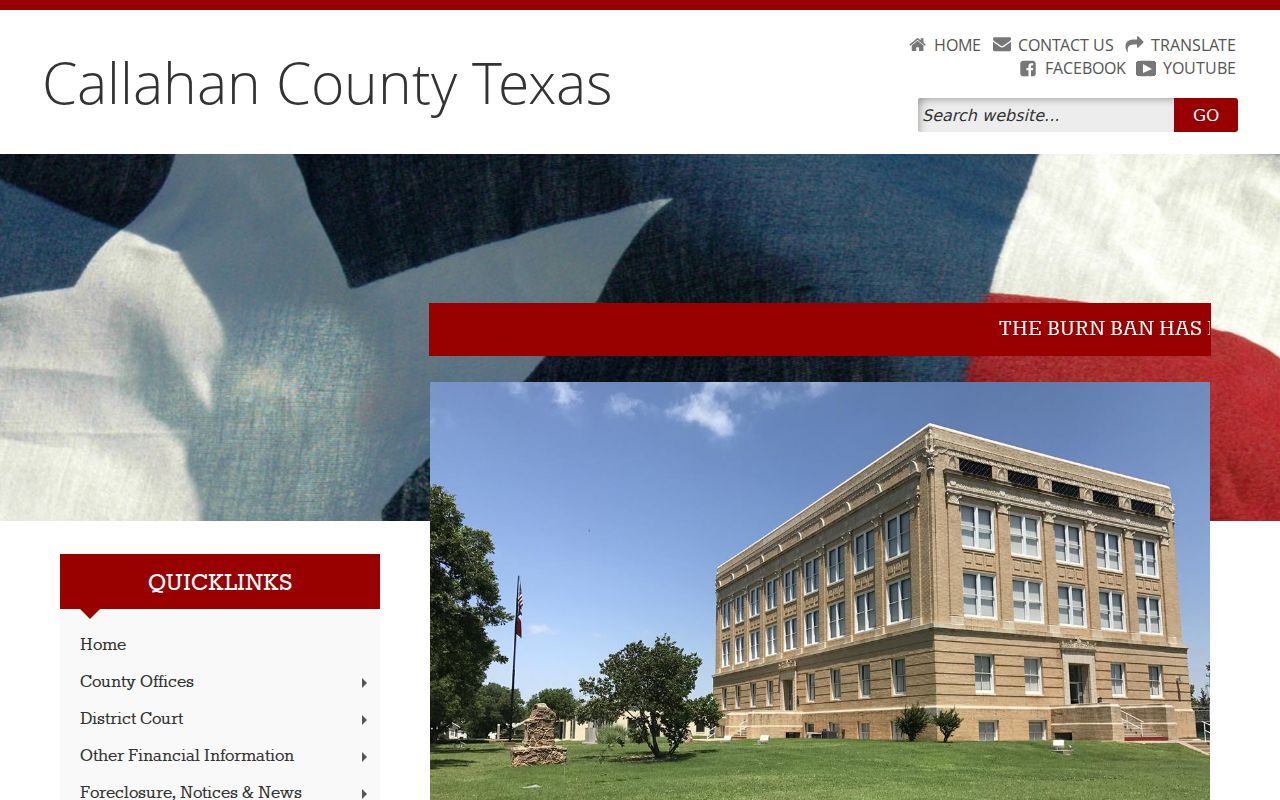 Callahan County criminal records office relocation notice